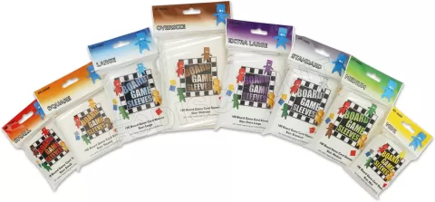 Photo de Lot de 100 Sleeves Board Game 44x68mm (Transparent)