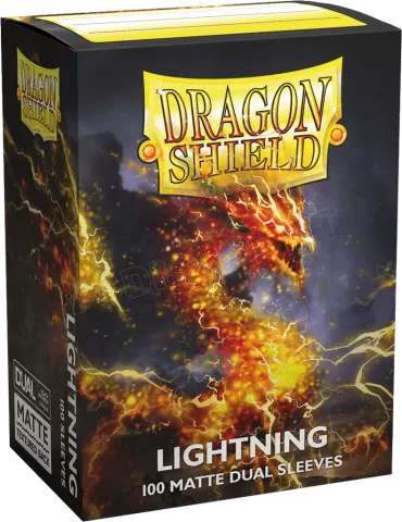 Photo de Lot de 100 Sleeves Dragon Shield Dual Matte (Lightning Ailia)