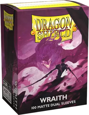 Photo de Lot de 100 Sleeves Dragon Shield Dual Matte (Wraith)