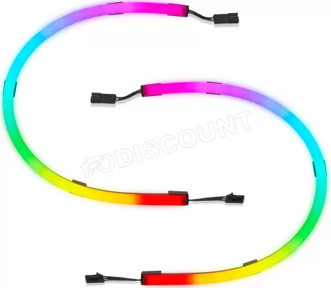 Photo de Lot de 2 Bandeaux LED RGB Corsair iCue LS100 Smart Lighting Strip 45cm