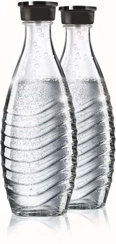 Photo de Lot de 2 Carafe en verre SodaStream 0,6L (Transparent)