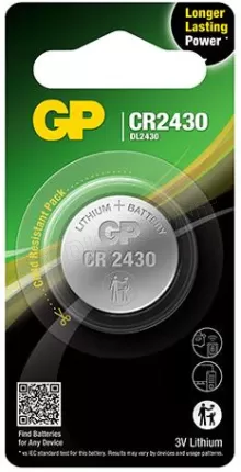 Photo de Lot de 2 piles plates GP Batteries CR2430
