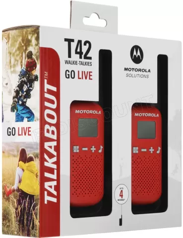 Photo de Lot de 2 Talkie Walkie Motorola T42 We Twin