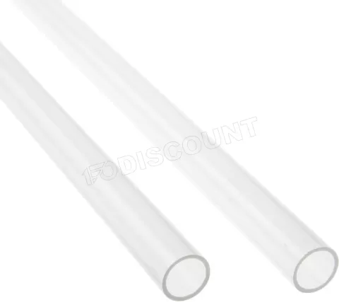 Photo de Lot de 2 Tubes pour Watercooling Ekwb EK-Loop Hard Tube Ø10/14mm 50cm (Transparent)