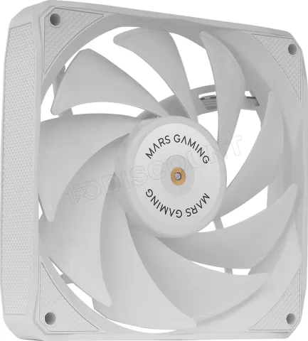 Photo de Lot de 2 Ventilateurs boitier Mars Gaming MF-NCLX2 - 12cm (Blanc)