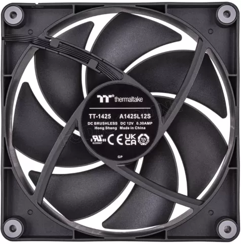 Photo de Lot de 2 Ventilateurs de boitier Thermaltake CT - 14cm (Noir)