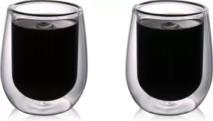 Photo de Lot de 2 Verres double paroi Faubourg Lyon 8cl (Transparent)