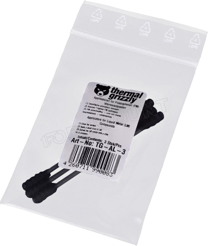 Photo de Lot de 3 Applicateurs Thermal Grizzly pour pâte thermique