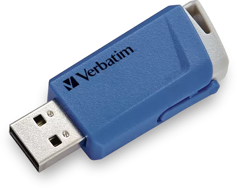 Photo de Lot de 3 Clés USB 3.2 Verbatim Store'N'Click - 16Go (Rouge/Bleu/Jaune)