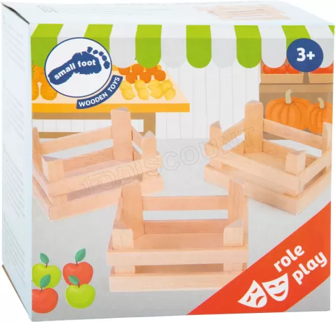 Photo de Lot de 3 petites cagettes en bois Small Foot