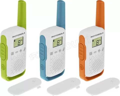 Photo de Lot de 3 Talkie Walkie Motorola TalkAbout T42