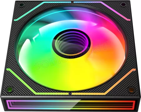 Photo de Lot de 3 Ventilateurs boitier Mars Gaming MF-3DProKit RGB - 12cm (Noir)