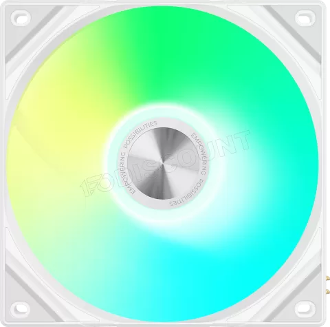 Photo de Lot de 3 Ventilateurs boitier Tryx Rota SL RGB - 12cm (Blanc)