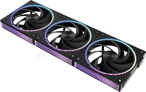 Photo de Lot de 3 Ventilateurs boitier Zalman ZM-DF120 aRGB - 12cm (Noir)