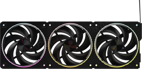 Photo de Lot de 3 Ventilateurs boitier Zalman ZM-DF120 aRGB - 12cm (Noir)