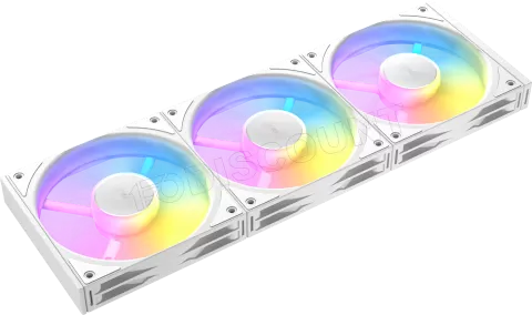 Photo de Lot de 3 Ventilateurs de boitier Antec Connect - 12cm (Blanc)