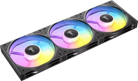 Photo de Lot de 3 Ventilateurs de boitier Antec Connect - 12cm (Noir)