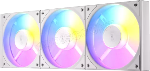 Photo de Lot de 3 Ventilateurs de boitier Antec Connect Reverse - 12cm (Blanc)