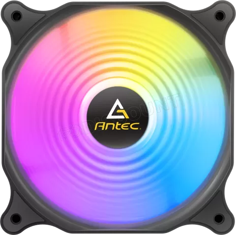 Photo de Lot de 3 Ventilateurs de boitier Antec F12 Racing RGB - 12cm (Noir)