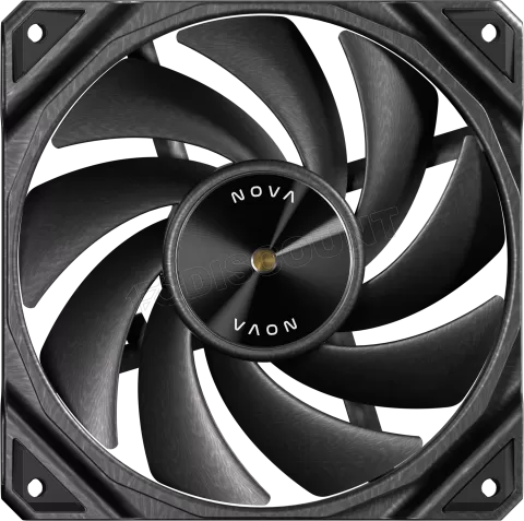 Photo de Lot de 3 Ventilateurs de boitier Antec Nova - 12cm (Noir)