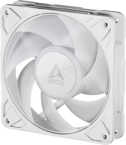 Photo de Lot de 3 Ventilateurs de boitier Arctic P12 Pro RGB - 12cm (Blanc)