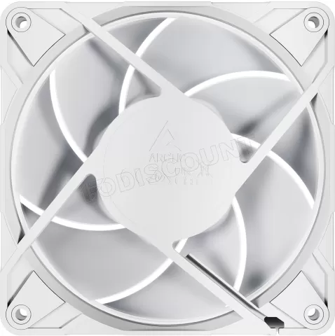 Photo de Lot de 3 Ventilateurs de boitier Arctic P12 Pro RGB - 12cm (Blanc)