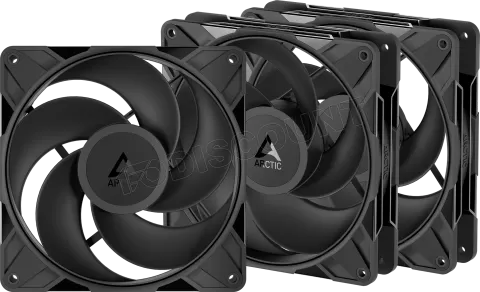 Photo de Lot de 3 Ventilateurs de boitier Arctic P14 Pro Reverse - 14cm (Noir)