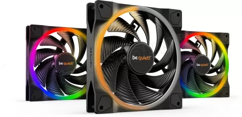 Photo de Lot de 3 Ventilateurs de boitier be quiet! Light Wings High Speed RGB - 14cm (Noir)