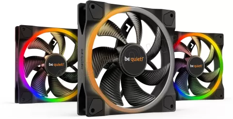 Photo de Lot de 3 Ventilateurs de boitier be quiet! Light Wings RGB - 14cm (Noir)