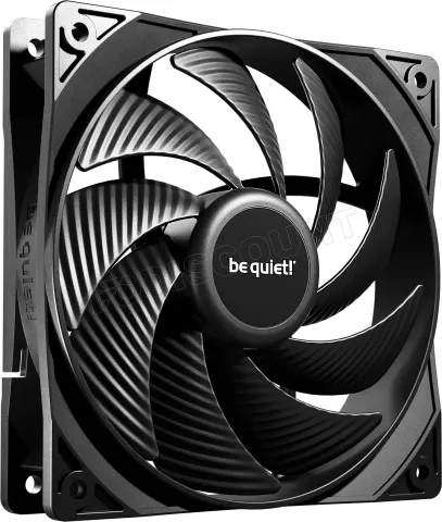 Photo de Lot de 3 Ventilateurs de boitier be quiet! Pure Wings 3 Haute Vitesse PWM - 12cm (Noir)