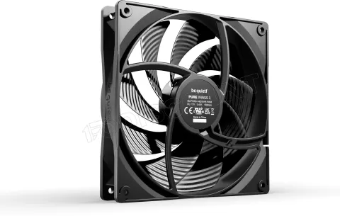 Photo de Lot de 3 Ventilateurs de boitier be quiet! Pure Wings 3 Haute Vitesse PWM - 14cm (Noir)
