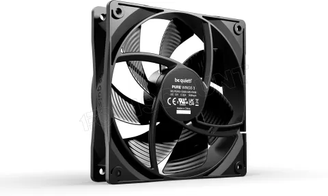 Photo de Lot de 3 Ventilateurs de boitier be quiet! Pure Wings 3 PWM - 12cm (Noir)