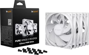 Photo de 3x bequiet PW3 PWM Rev 12cm Blanc