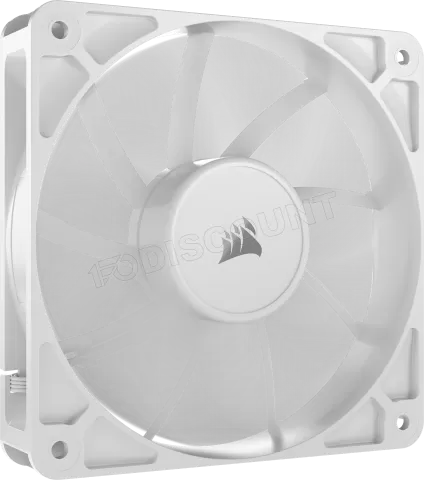 Photo de Lot de 3 Ventilateurs de boitier Corsair RS - 12cm (Blanc)