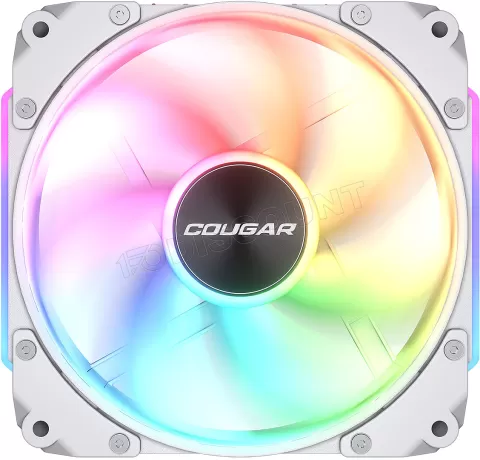 Photo de Lot de 3 Ventilateurs de boitier Cougar Apolar RGB - 12cm (Blanc)