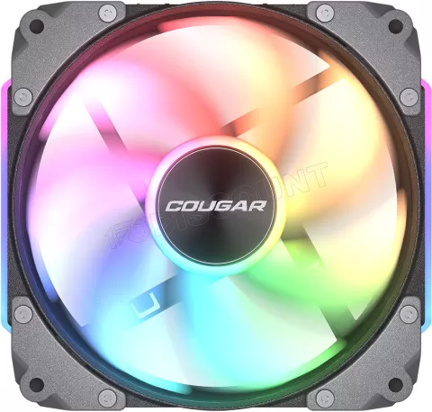 Photo de Lot de 3 Ventilateurs de boitier Cougar Apolar RGB - 12cm (Noir)