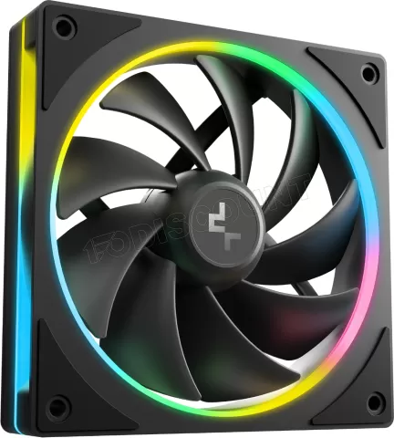 Photo de Lot de 3 Ventilateurs de boitier Deepcool FL12 SE RGB - 12cm (Noir)