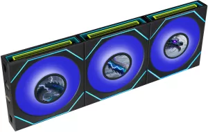 Photo de Lian-Li Uni Fan SL-Infinity LCD Flex Reverse