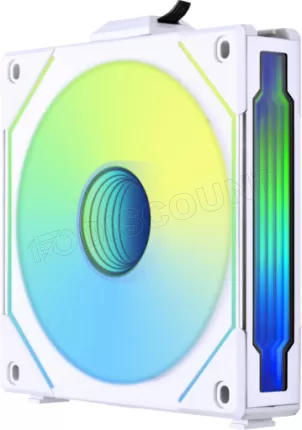 Photo de Lot de 3 Ventilateurs de boitier Lian Li Uni Fan SL-Infinity Reverse RGB - 12cm (Blanc)