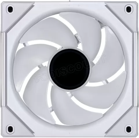 Photo de Lot de 3 Ventilateurs de boitier Lian Li Uni Fan SL-Infinity RGB - 12cm (Blanc)