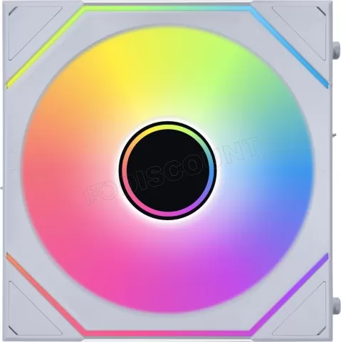 Photo de Lot de 3 Ventilateurs de boitier Lian Li Uni Fan SL-Infinity Wireless RGB - 12cm (Blanc)