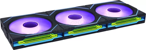 Photo de Lot de 3 Ventilateurs de boitier Lian Li Uni Fan SL-Infinity Wireless RGB - 12cm (Noir)