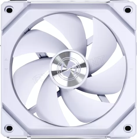 Photo de Lot de 3 Ventilateurs de boitier Lian Li Uni Fan SL V2 RGB - 12cm (Blanc)