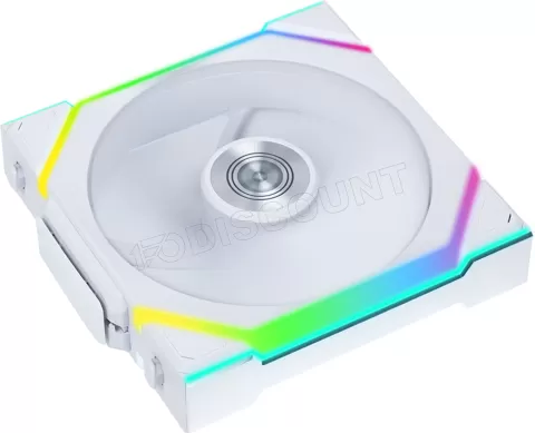 Photo de Lot de 3 Ventilateurs de boitier Lian Li Uni Fan SL Wireless RGB - 12cm (Blanc)