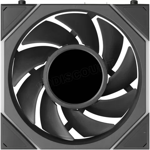 Photo de Lot de 3 Ventilateurs de boitier Lian Li Uni Fan TL LCD Flex - 12cm (Noir)