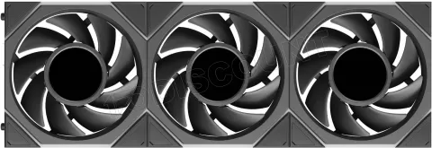 Photo de Lot de 3 Ventilateurs de boitier Lian Li Uni Fan TL LCD Flex - 12cm (Noir)