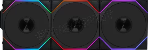 Photo de Lot de 3 Ventilateurs de boitier Lian Li Uni Fan TL Wireless RGB - 12cm (Noir)