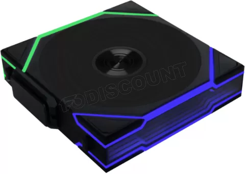 Photo de Lot de 3 Ventilateurs de boitier Lian Li Uni Fan TL Wireless RGB - 12cm (Noir)