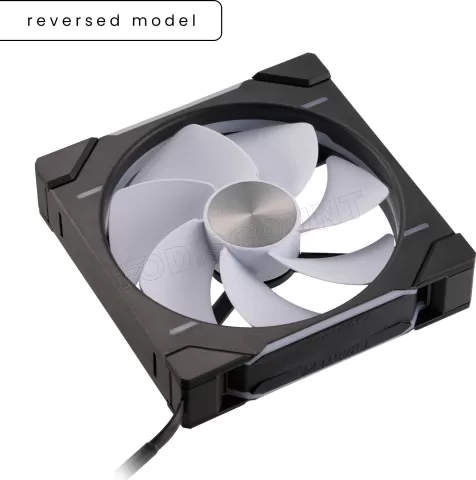 Photo de Lot de 3 Ventilateurs de boitier Phanteks D30 Reverse Airflow RGB - 14cm (Noir)