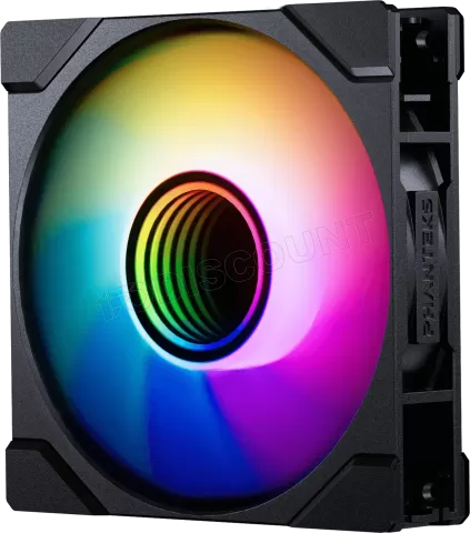Photo de Lot de 3 Ventilateurs de boitier Phanteks M25 Gen2 Reverse RGB - 12cm (Noir)